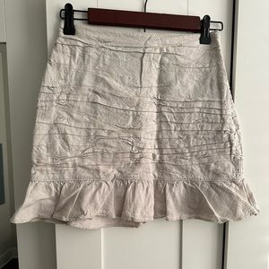 Abercrombie and fitch linen skirt